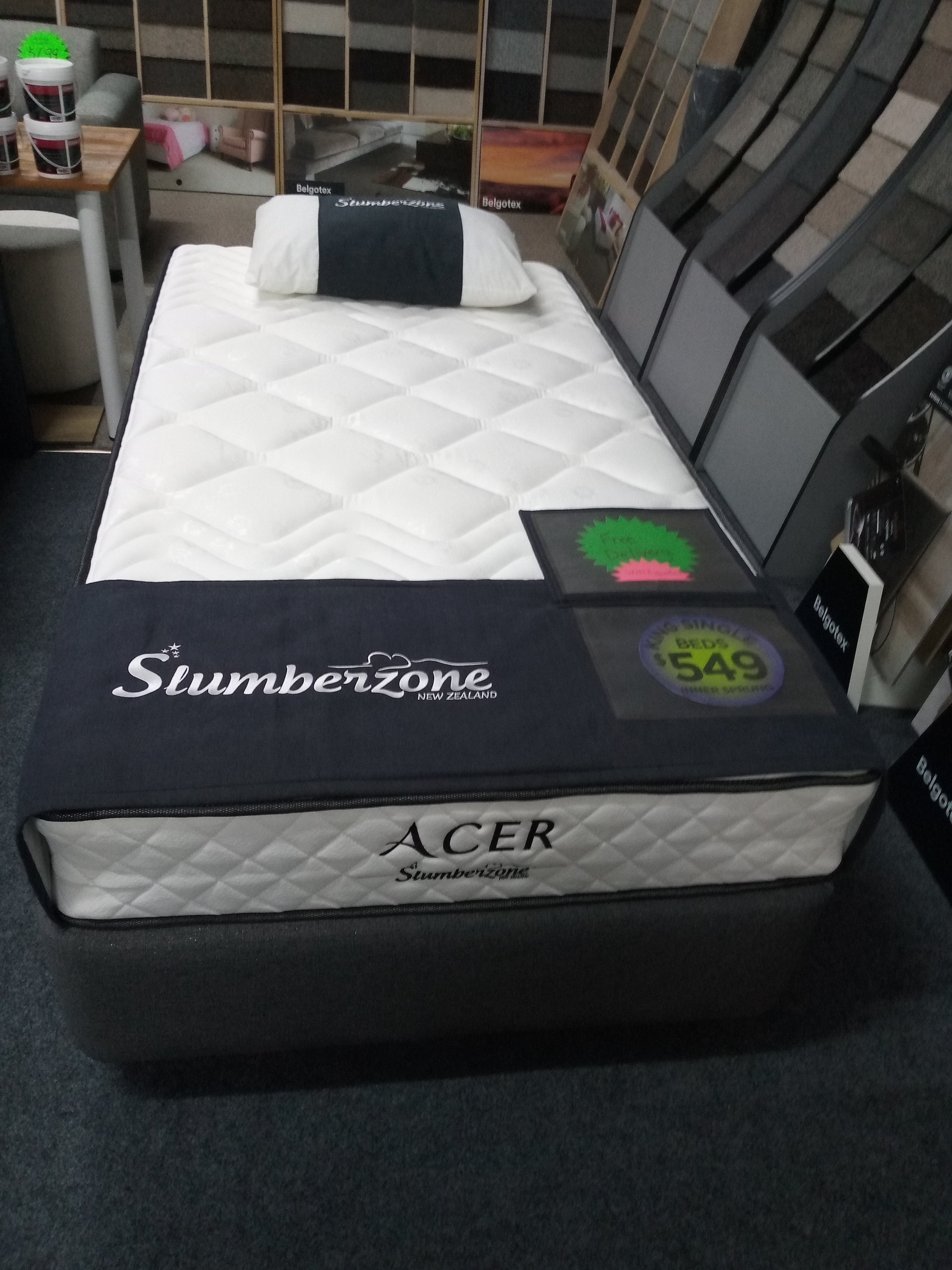 Slumberzone Acer Innersprung Medium King Single Mattress and Base