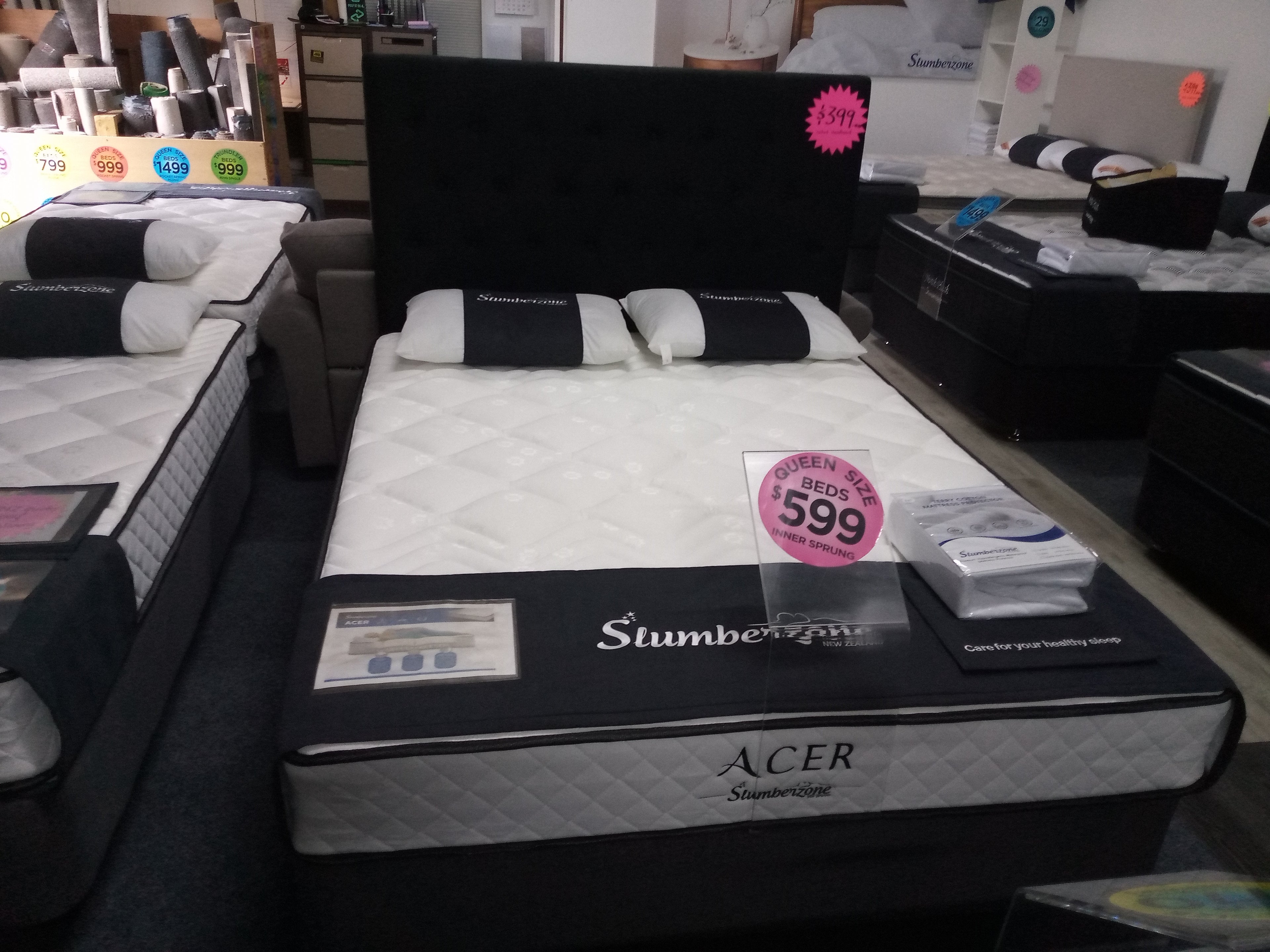 Slumberzone Acer Innersprung Medium Queensize Mattress and Base